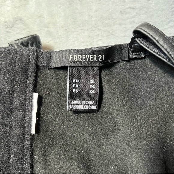 Forever 21 vegan leather top - Picture 3 of 3